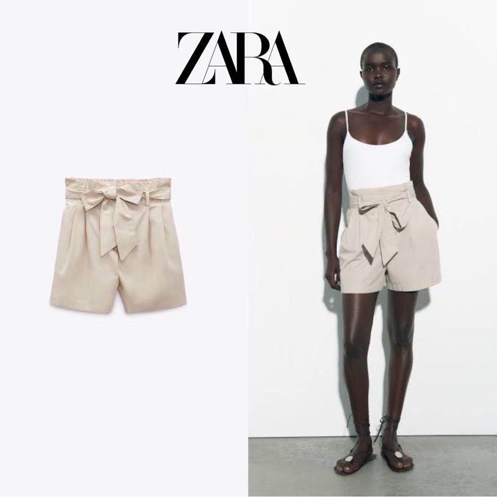 Zara | NWT Paper Bag Shorts